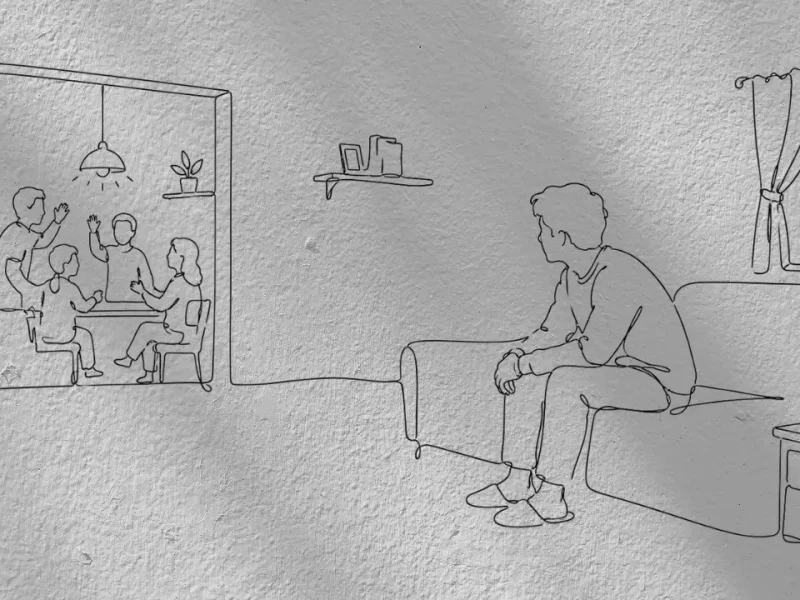 Rumah yang Dulu Ramai, Kini Cuma Tinggal Sunyi